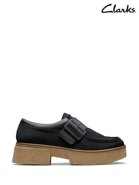 črna - Clarks Interest Linoso Monk Shoes (AH6861) | € 87