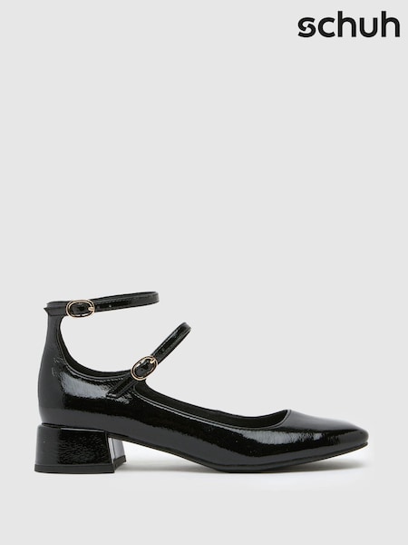 Schuh Sandie Patent Mary Jane Black Shoes (AH6870) | ‏234 ر.س.‏