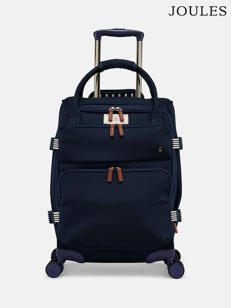 Joules Navy Cabin 4 Wheel Soft Suitcase (AH6933) | ₪800