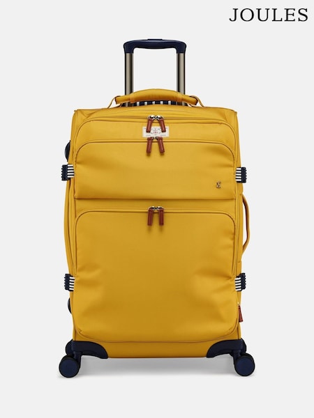 Joules Antique Gold Medium 4 Wheel Soft Suitcase (AH6948) | €256