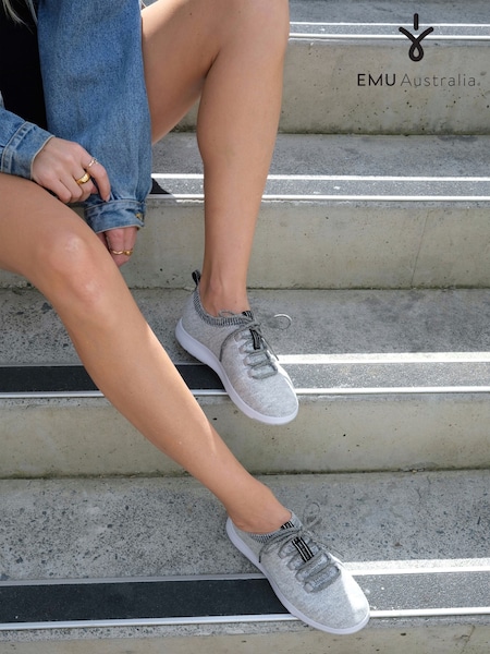 EMU Australia Grey Heidelberg Wool Trainers (AH6959) | €182