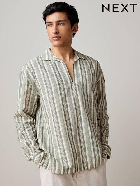 Green Long Sleeve Shirt (AH7001) | €32