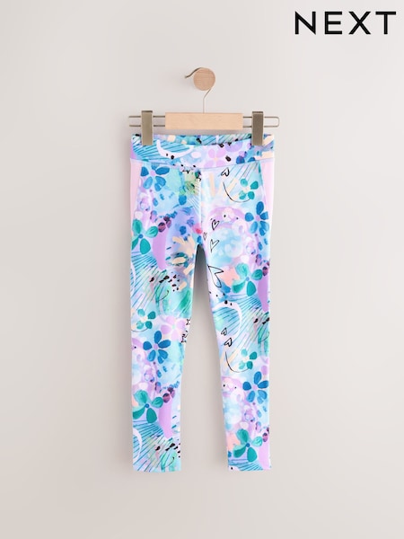 Blue Animal Print Sports Leggings (3-16yrs) (AH7002) | BGN 35 - BGN 51
