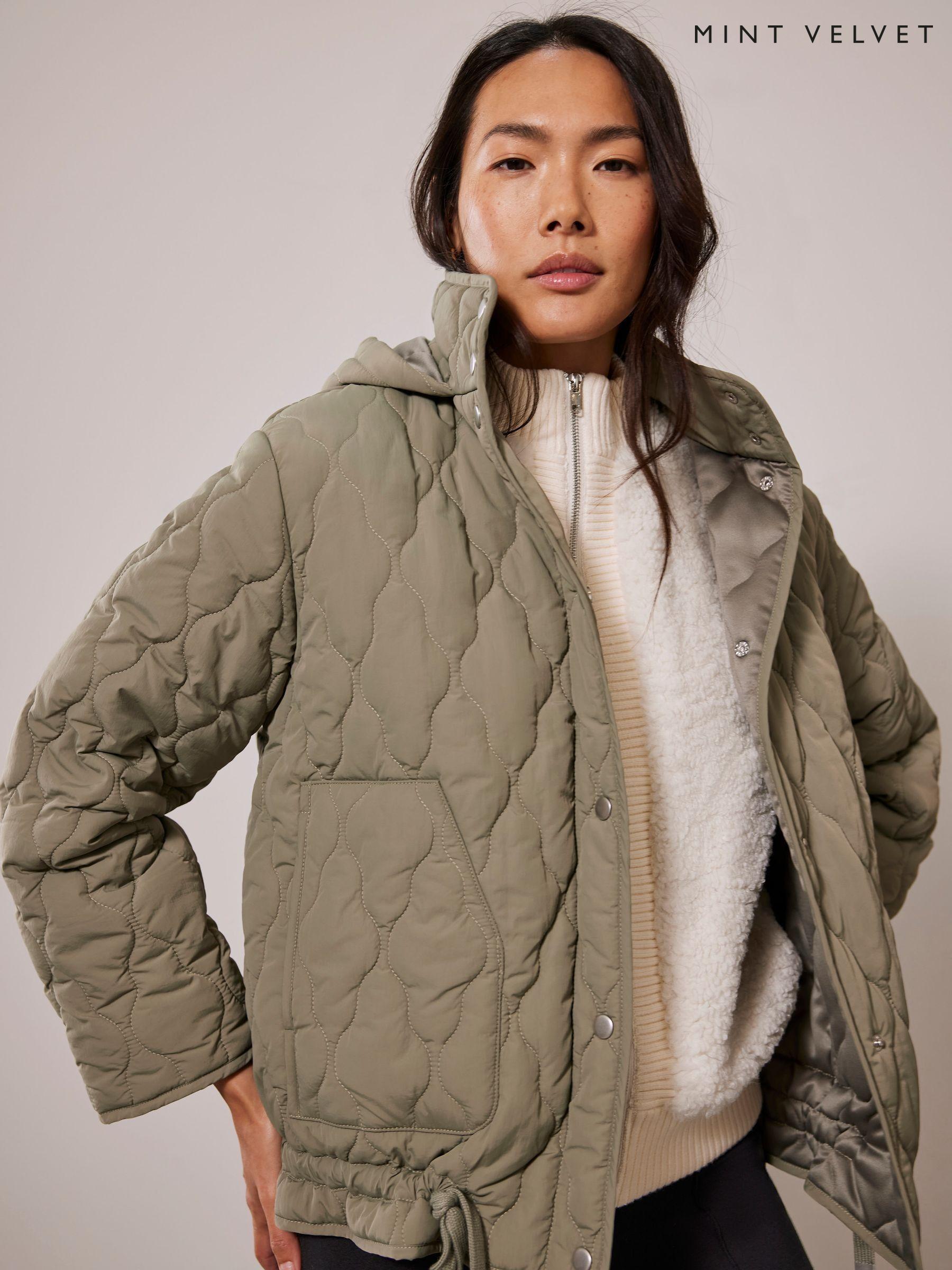 Mint velvet parka jacket store