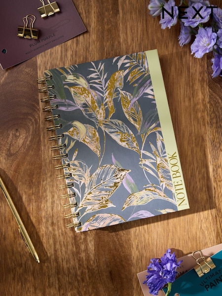 Black Tropical A5 Lined Notebook (AH7105) | €9