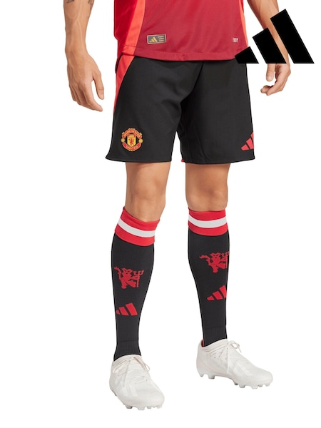 adidas Black Manchester United Home Authentic Change Shorts 2024-25 (AH7130) | R$ 495