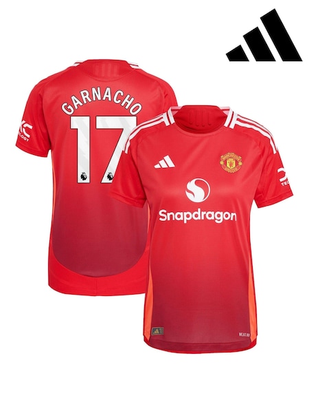 adidas Red Manchester United Home Authentic Shirt 2024-25 (AH7136) | 309 QAR