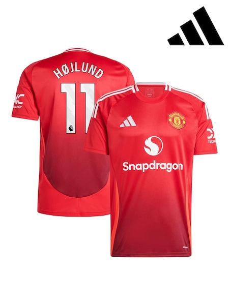 adidas Red Manchester United Home Shirt 2024-25 (AH7153) | LEI 495