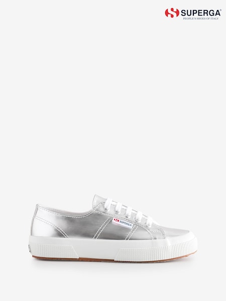 Superga Silver 2750 Mirror Synthetic Material Sneakers (AH8009) | ‏438‏₪