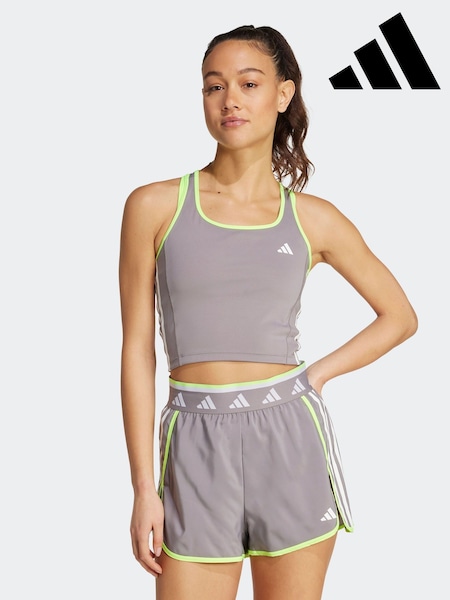 adidas Grey Hyperglam Tank Top (AH8042) | €40
