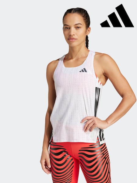 adidas White Adizero Vest (AH8069) | €92