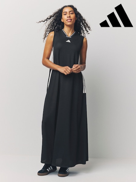 adidas Black Tiro Maxi Dress (AH8154) | €66