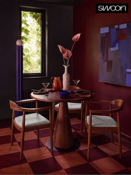Swoon Dado Acacia Wood Dining Chair
