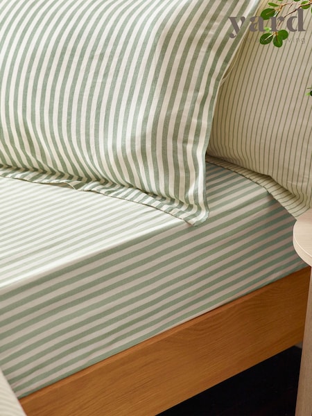Yard Forest Hebden Striped 100% Cotton Fitted Sheet (AH8225) | €23 - €34