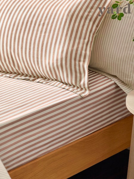 Yard Hebden Striped 100% Cotton Fitted Sheet (AH8226) | ‏85‏₪ - ‏131‏ ₪