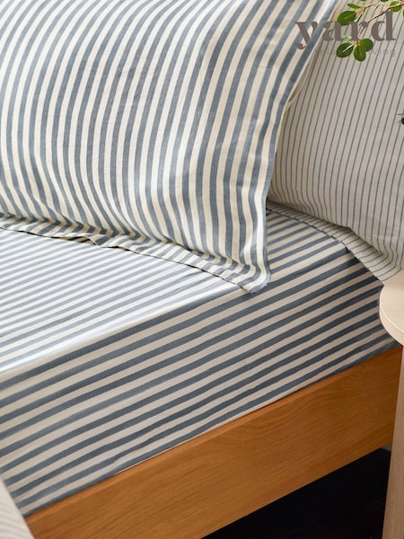 Yard Hebden Striped 100% Cotton Fitted Sheet (AH8234) | ‏84 ر.ق. - ‏129 ر.ق.