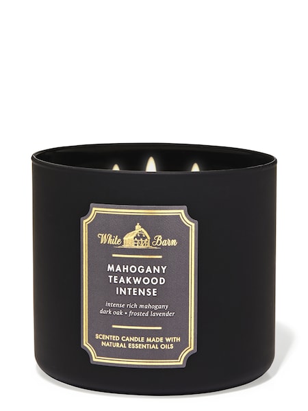 Bath & Body Works Mahogany Teakwood Intense 3-Wick Candle 14.5 oz / 411 g (AH8292) | €38