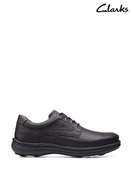 Clarks Black Leather Nature Three Shoes (AH9324) | 315 zł