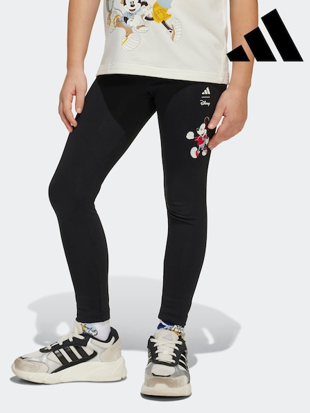 adidas Black Disney Mickey Mouse Leggings (AH9403) | R$ 245
