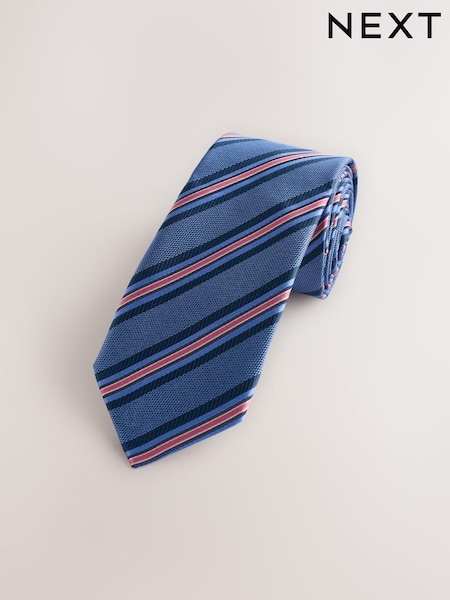 Navy Slim Pattern Tie (AH9524) | €15