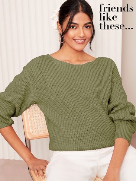 Friends Like These Off The Shoulder Jumper (AH9526) | 151 LEI