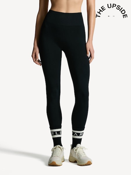 The Upside Black Form Seamless 25In Midi Trousers (AH9609) | €146