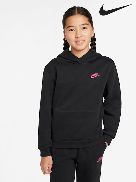 Nike Black Doll Lilac Club Fleece Pullover Hoodie (AH9615) | €48