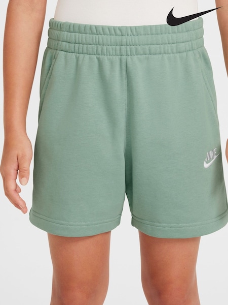 Зеленый с принтом пара - Nike Club Fleece Shorts (AH9631) | €40