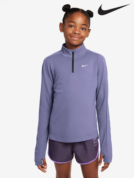 Ametisti Violetti - Nike Dri-FIT Pitkä hiha Half Zip Top (AH9633) | €55