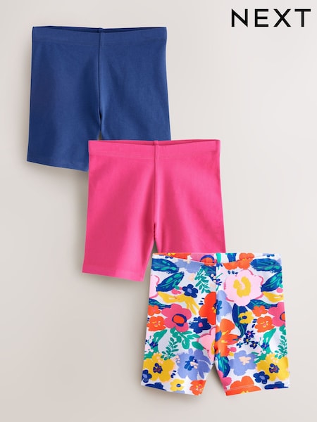 Flores multicolor - Cycle Shorts 3 Pack (3-16yrs) (AH9742) | 14 € - 22 €
