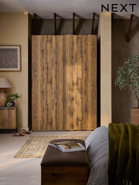 Dark Bronx Oak Effect 1.5m Sliding Wardrobe (AH9763) | €1,425