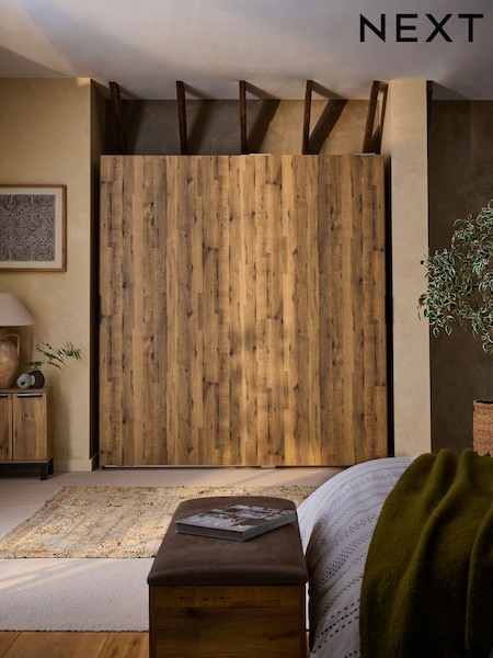 Dark Bronx Oak Effect 2m Sliding Wardrobe (AH9764) | €1,350