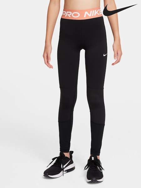 Nike Black Doll Lilac Dri-FIT High Waisted Pro Leggings (AH9779) | €40