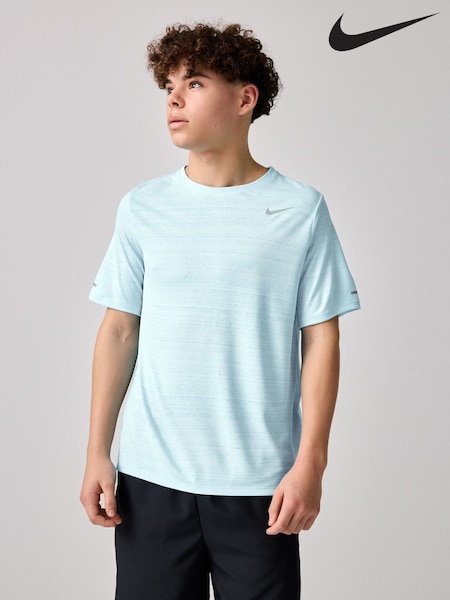 Nike Glacier Blue Dri-FIT Miler Training Top (AH9796) | €33