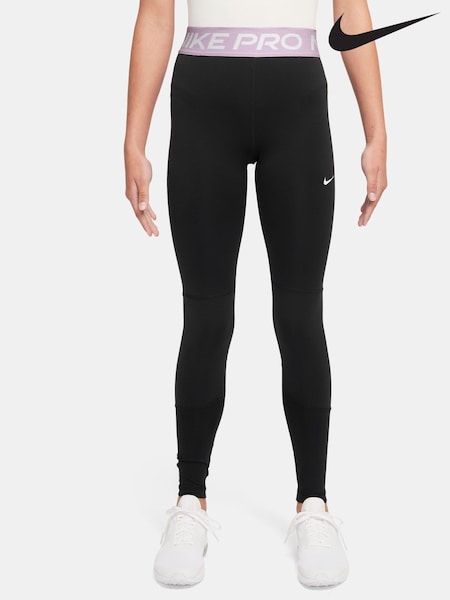 Nike Black/Doll Pink Dri-FIT High Waisted Pro Leggings (AH9803) | €42