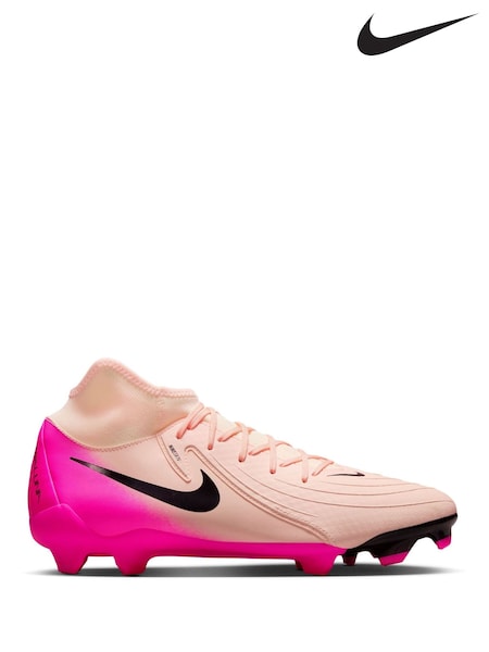 Nike Pink Adults Phantom 2 Luna Academy Pink Ground Football Boots (AH9946) | €113