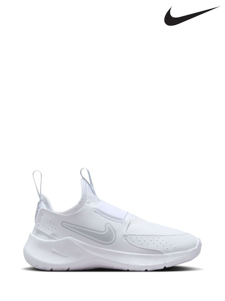 Nike White Junior Flex Runner 3 Trainers (AH9953) | €52