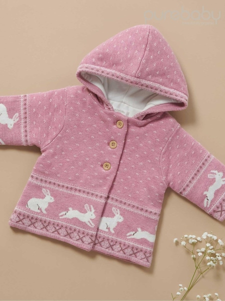rožnata - Purebaby Knitted Padded Jacket (AH9968) | € 39
