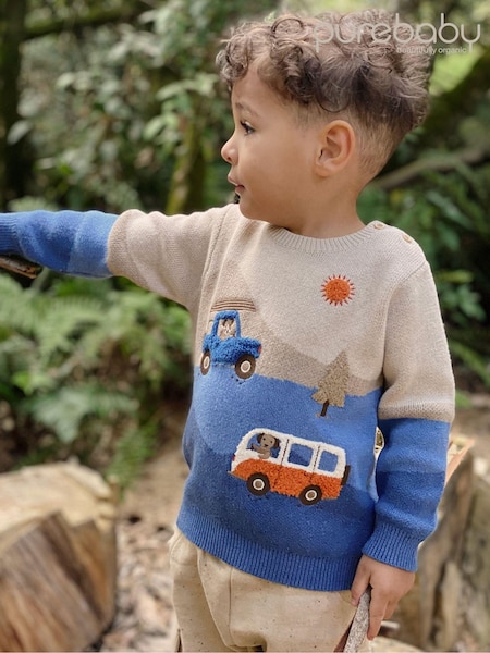 Purebaby Off Road Print Jumper (AH9971) | 158 LEI