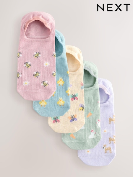 Spring Animals Invisible Socks 5 Pack (AJ0060) | €14.50