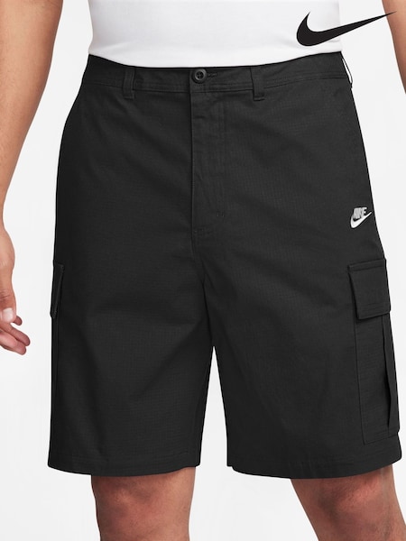 Nike Black Yellow Club Woven Cargo Shorts (AJ0084) | €85