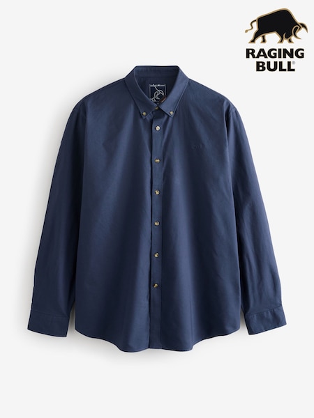 Raging Bull Blue Classic Long Sleeve Oxford 100% Cotton Shirts 2 Pack (AJ0137) | 149 € - 170 €