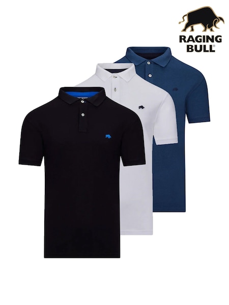 Raging Bull Classic 100% Cotton Polo Shirt (AJ0140) | €165 - €181