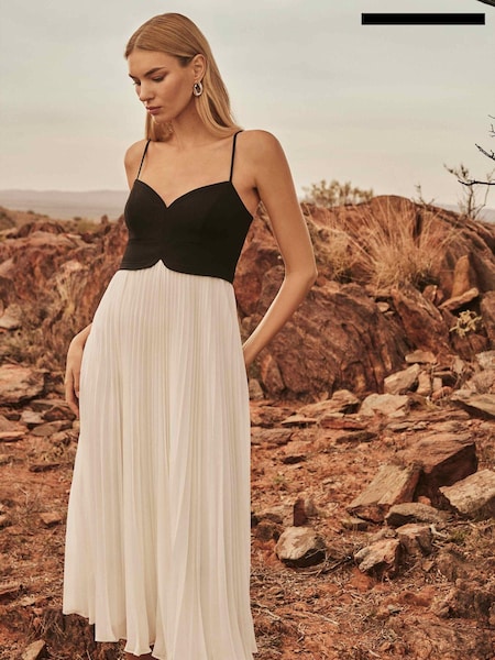 Forever New Hartford Pleated Midi Dress (AJ0375) | €89