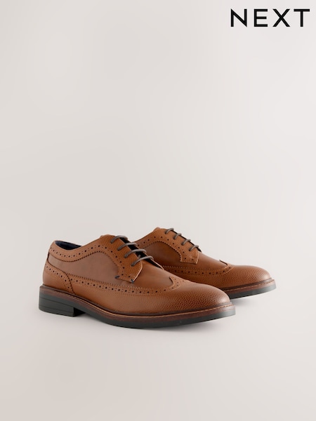 Tan Brown Chunky Sole Brogues (AJ0413) | €47