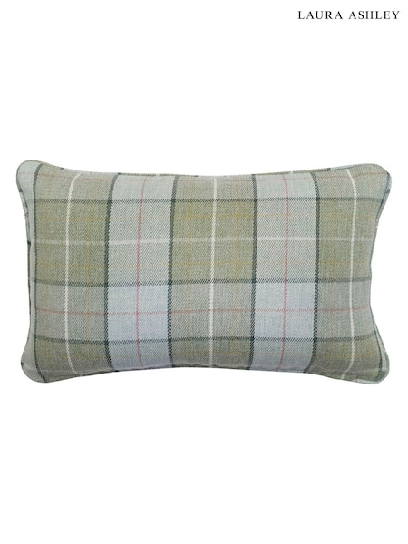 Laura Ashley Green Alfriston Check Sage Cushion (AJ0434) | €68
