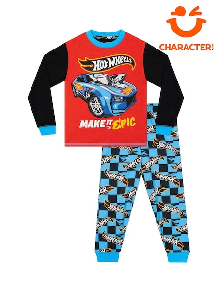 Character Red Hot Wheels Race Car Long Sleeve Pyjamas (AJ0465) | 109 QAR