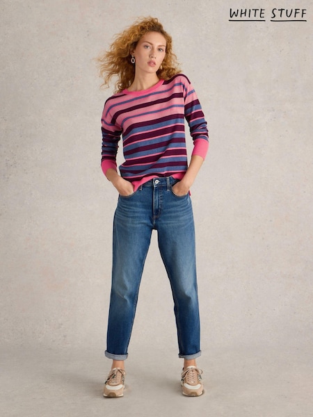 White Stuff Pink City Stripe Jumper (AJ0627) | € 41