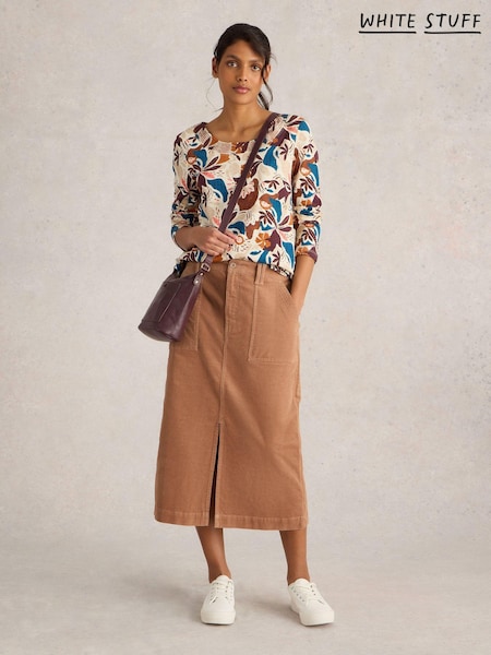 White Stuff Maren Organic Cord Skirt (AJ0643) | 70 €