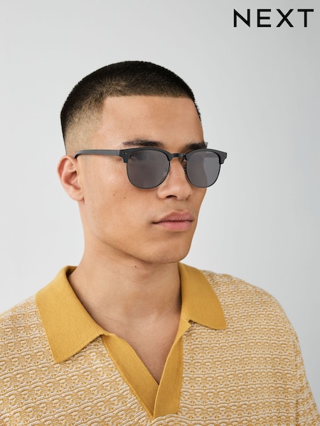 黑色 - Clubmaster Sunglasses (AJ0899) | NT$690